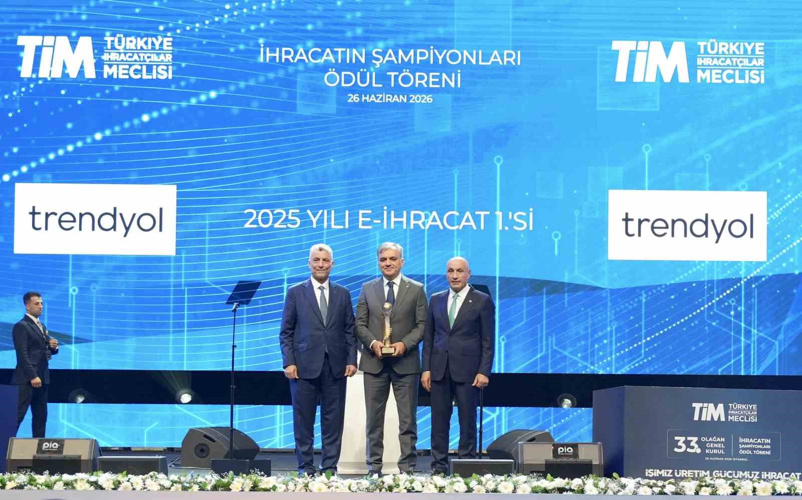 TRENDYOL, ÜÇÜNCÜ KEZ TÜRKİYE’NİN E-İHRACAT ŞAMPİYONU OLDU
