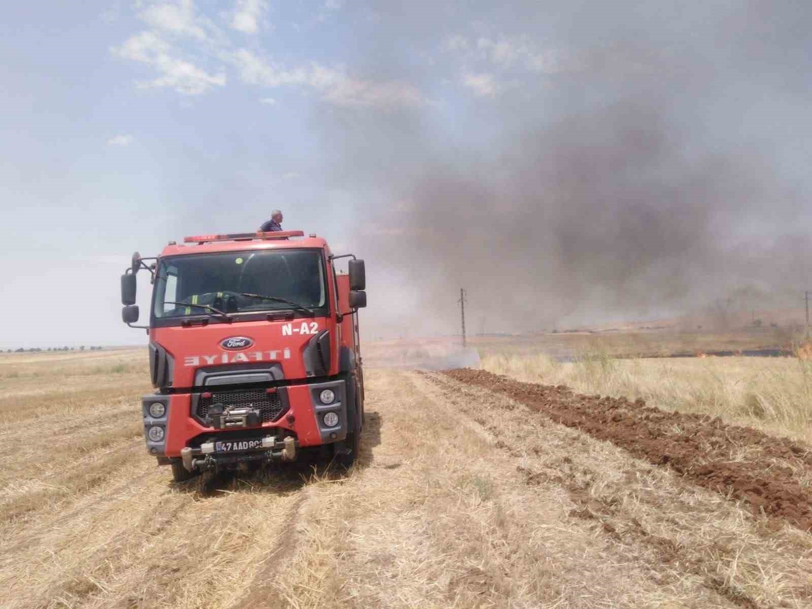 MARDİN’DE ANIZ YANGINI SÖNDÜRÜLDÜ