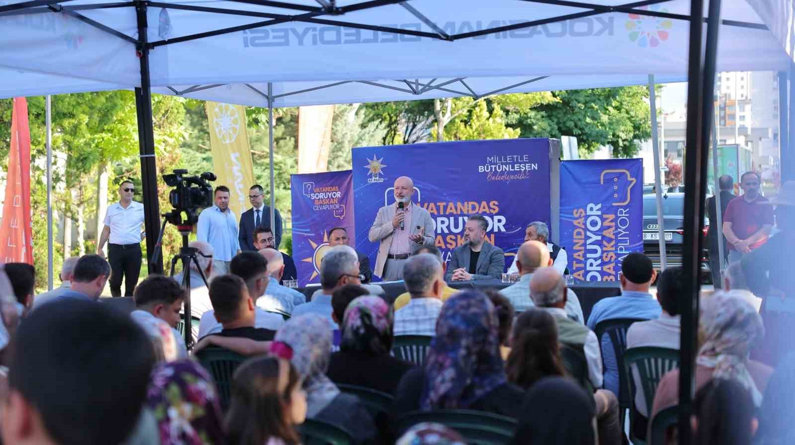 BAŞKAN ÇOLAKBAYRAKDAR: "HER HANEYE DOKUNAN HİZMET ÜRETİYORUZ"