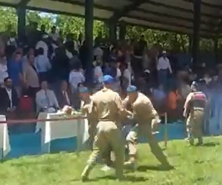 TARTIŞMALI GÜREŞLER OLAYLI BAŞLADI