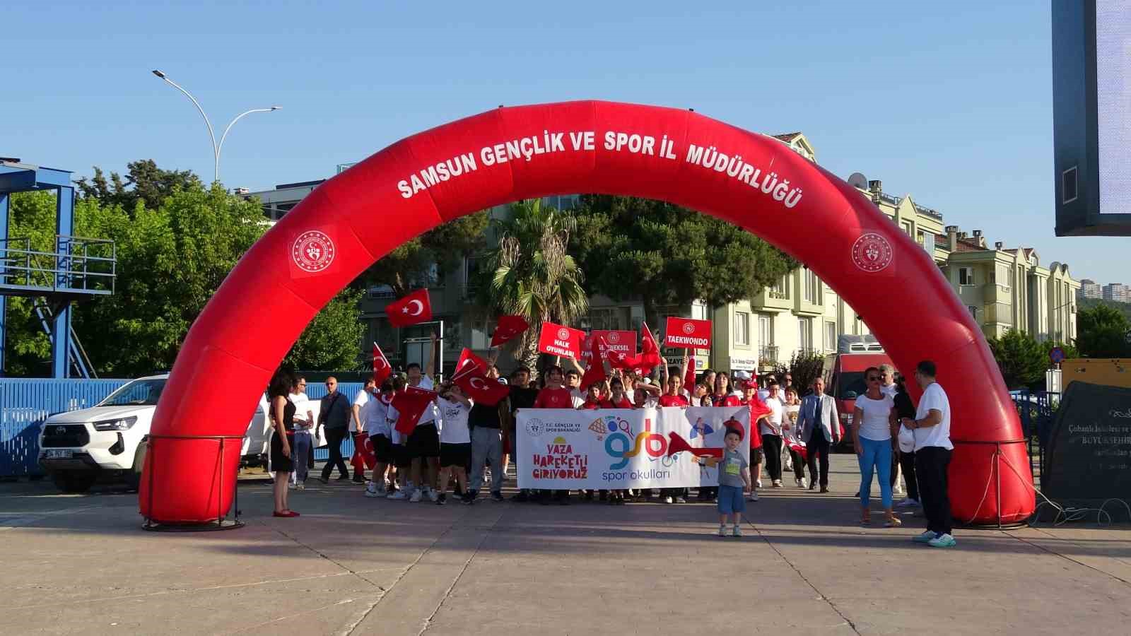 SAMSUN’DA YAZ SPOR OKULLARI COŞKUYLA AÇILDI