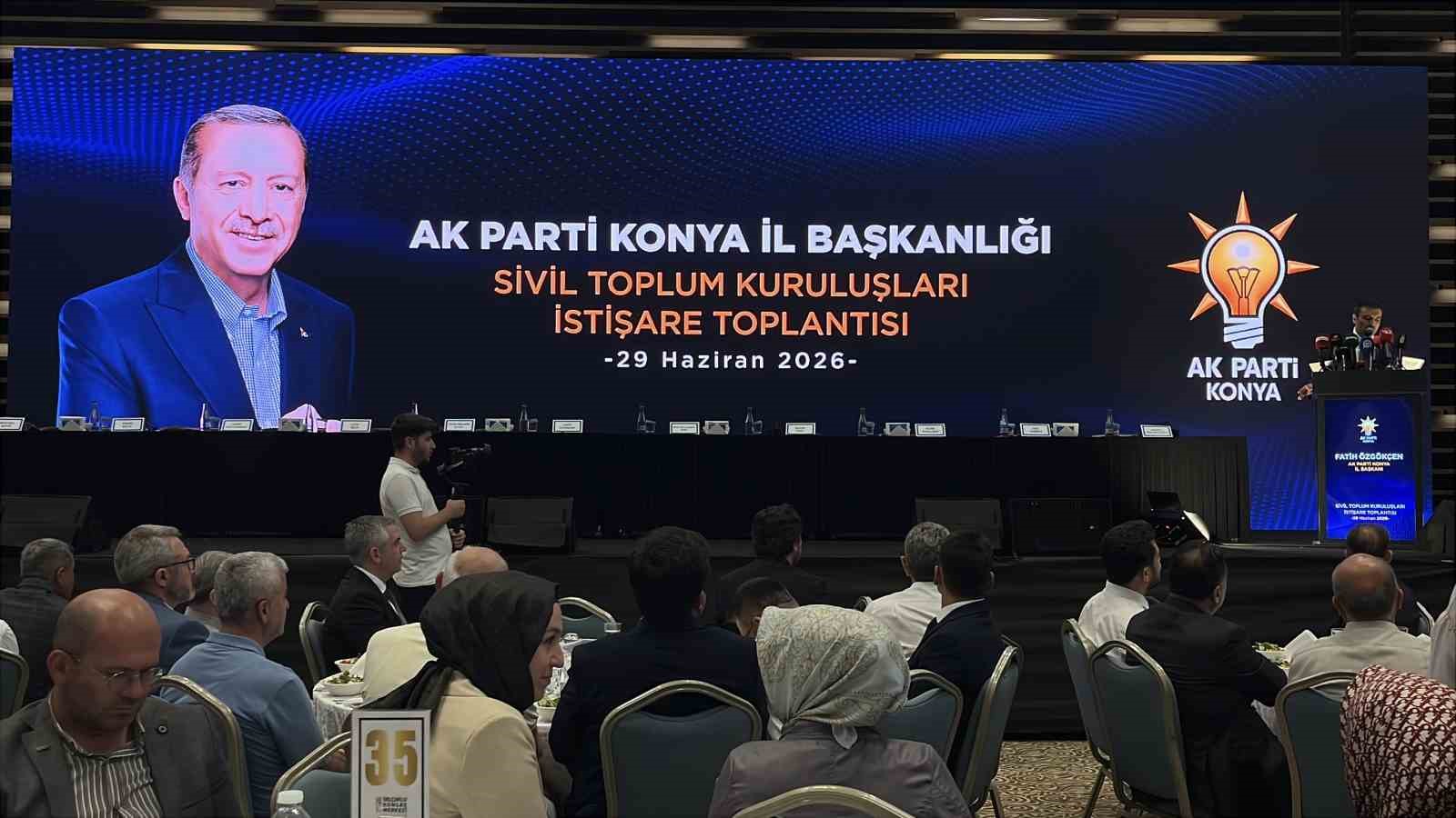 KONYA’DA STK İSTİŞARE TOPLANTISI DÜZENLENDİ