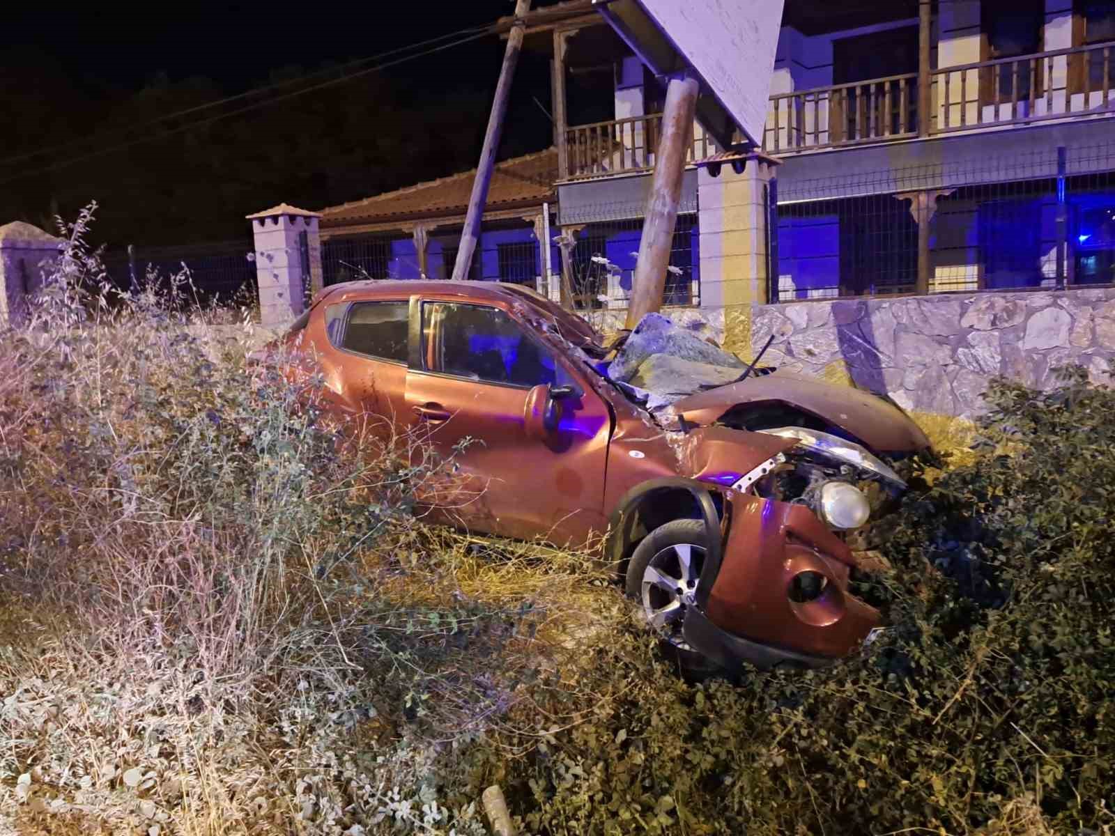 MENTEŞE’DE TRAFİK KAZASI: 1 YARALI