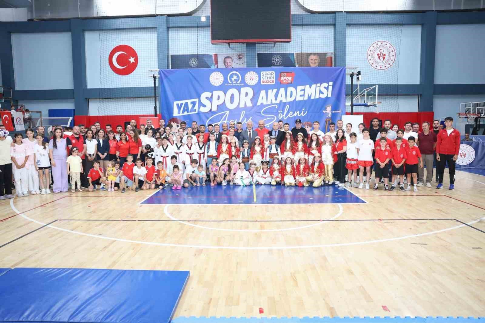 DÜZCE’DE YAZ SPOR OKULLARI BAŞLADI