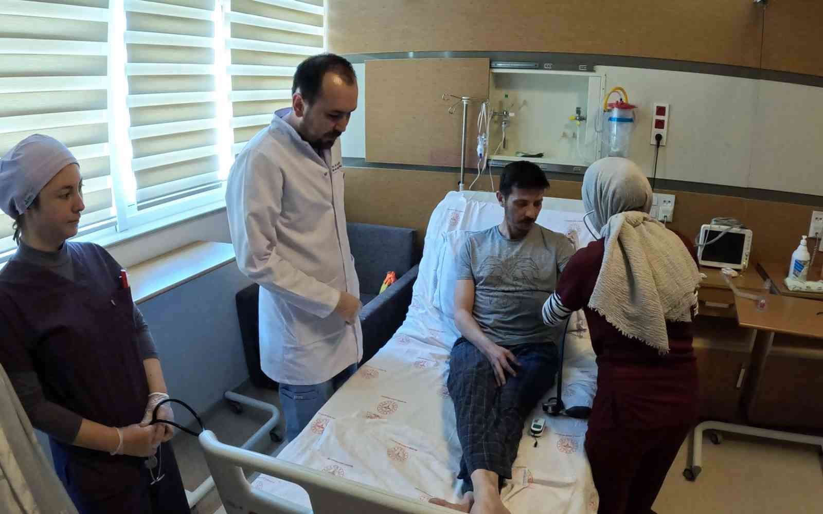DAKİKALARLA YARIŞILAN OPERASYONDA HAYAT KURTARAN MÜDAHALE