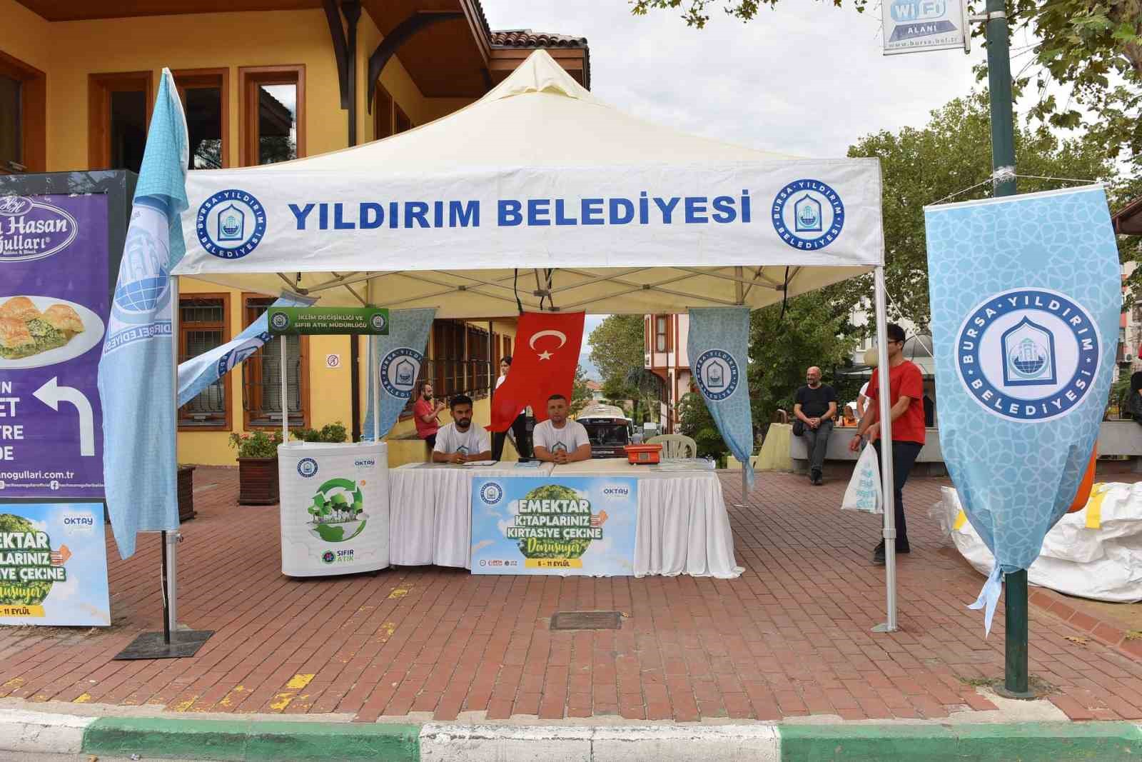 YILDIRIM’DA EMEKTAR KİTAPLAR NAKİTE DÖNÜŞÜYOR