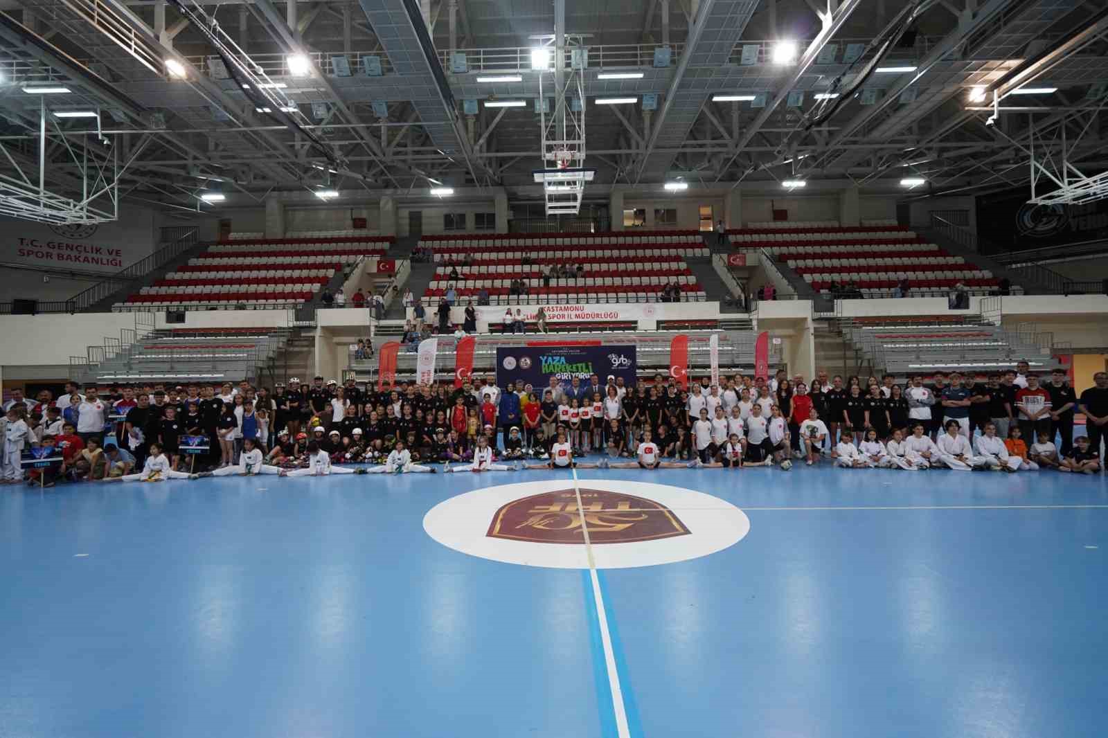 KASTAMONU’DA YAZ SPOR OKULLARI BAŞLADI