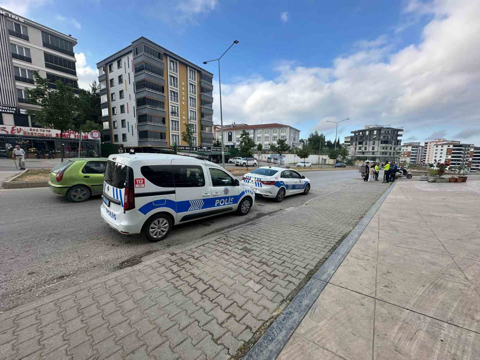 SAMSUN’DA MOTOSİKLET KAZASI: 1 YARALI