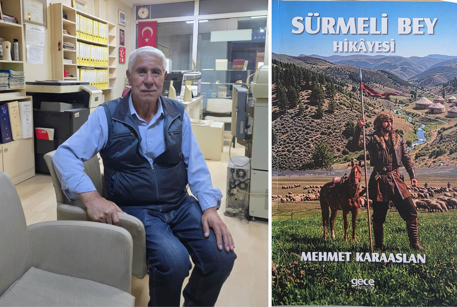 YAZAR MEHMET KARAASLAN’IN 7.KİTABI ‘SÜRMELİ BEY HİKAYESİ’ ÇIKTI