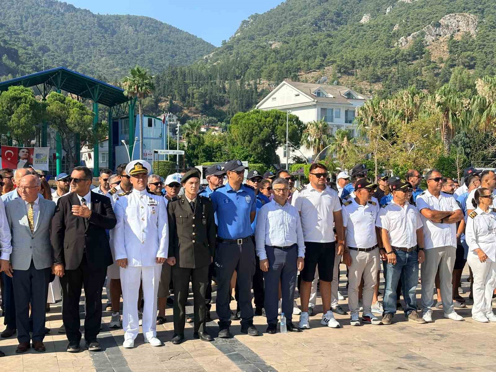 FETHİYE’DE KABOTAJ BAYRAMI COŞKUSU TÖRENLE BAŞLADI