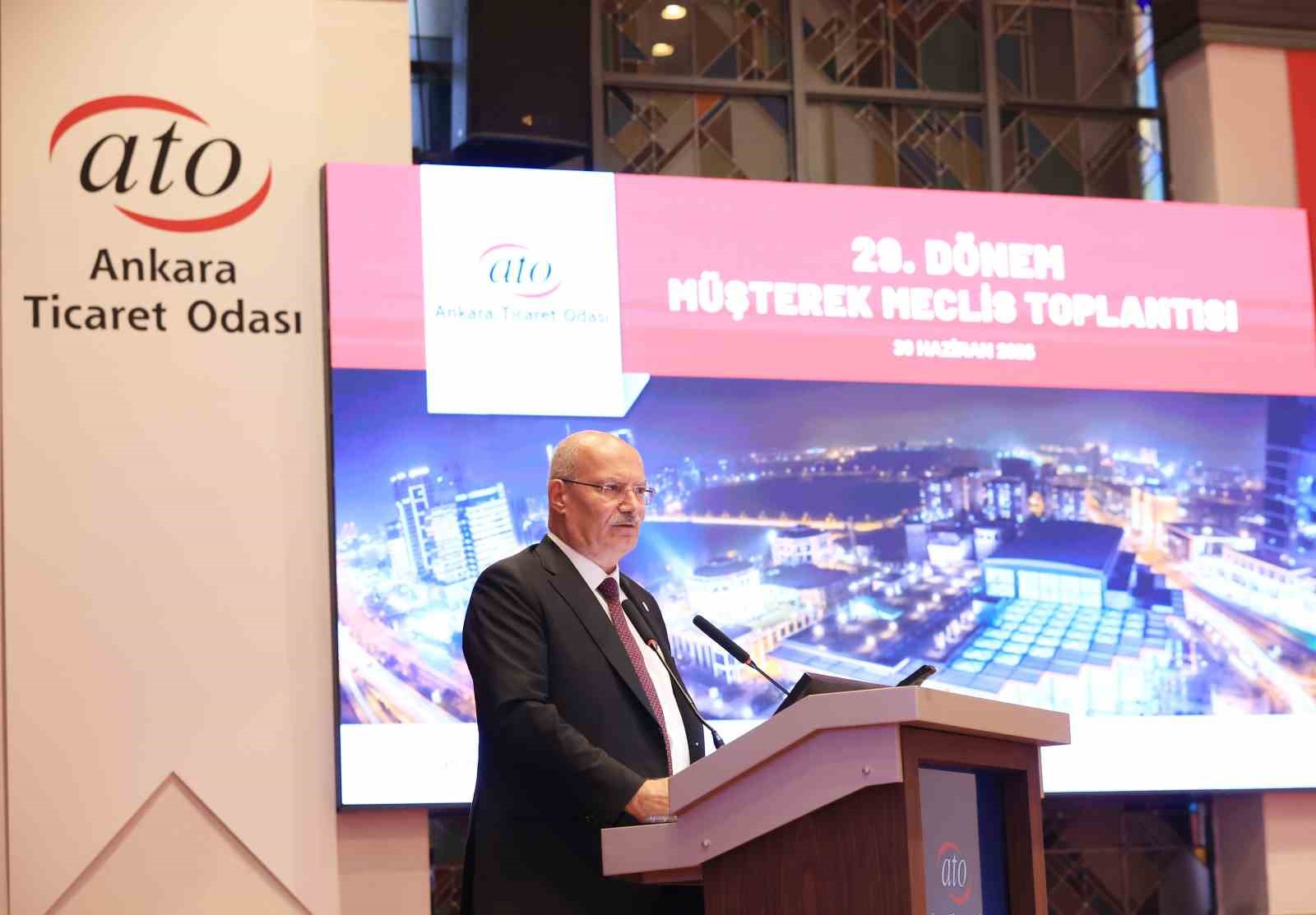 ATO BAŞKANI BARAN: "TAKİPTEKİ KOBİ KREDİLERİ BİR YILDA YÜZDE 126 ORANINDA ARTARAK 5,7 MİLYAR DOLARA YÜKSELMİŞ DURUMDA"
