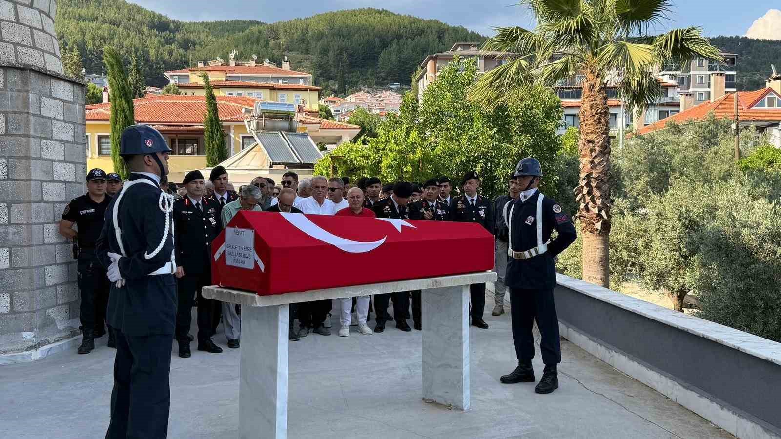 MUĞLA’DA VEFAT EDEN GAZİ TÖRENLE SON YOLCULUĞUNA UĞURLANDI