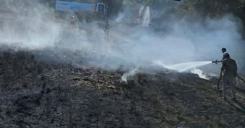 ANTAKYA’DA BAHÇE YANGINI
