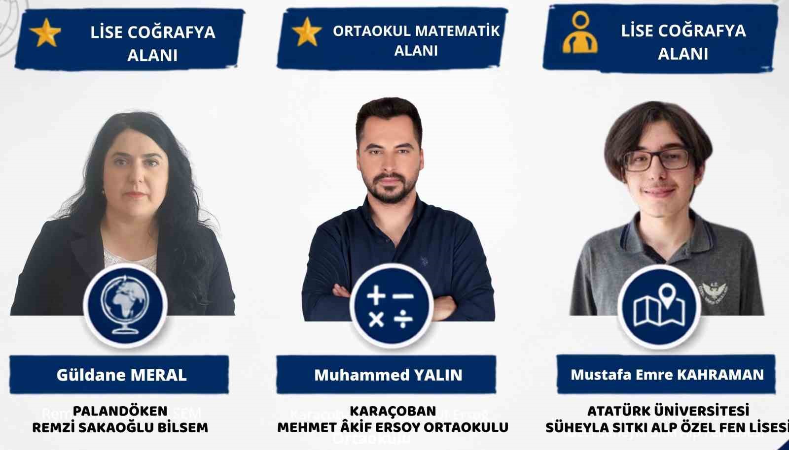 BİLİM OLİMPİYATLARI’NDA ERZURUM BAŞARISI