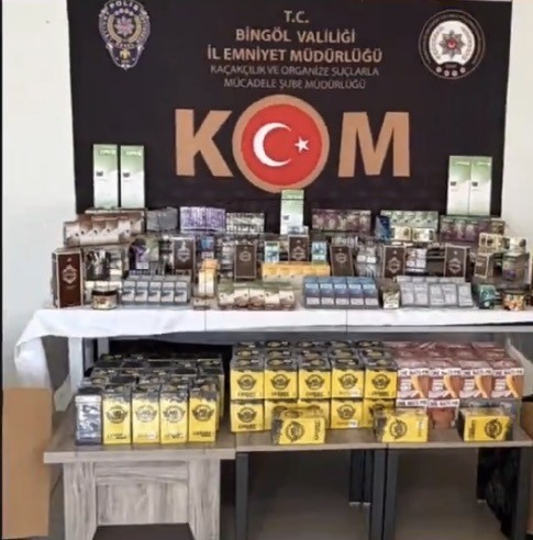 BİNGÖL’DE KAÇAKÇILIK VE UYUŞTURUCU OPERASYONU