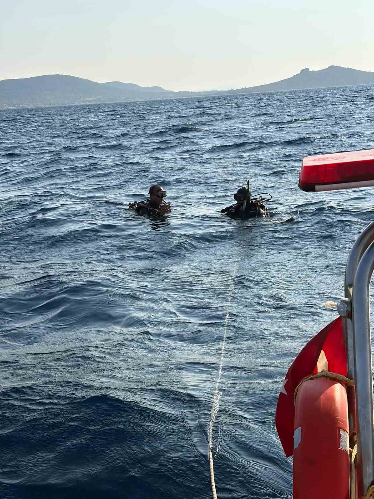 AYVALIK’TA TEKNE TURUNDA KAYBOLAN GENCİN CANSIZ BEDENİNE ULAŞILDI