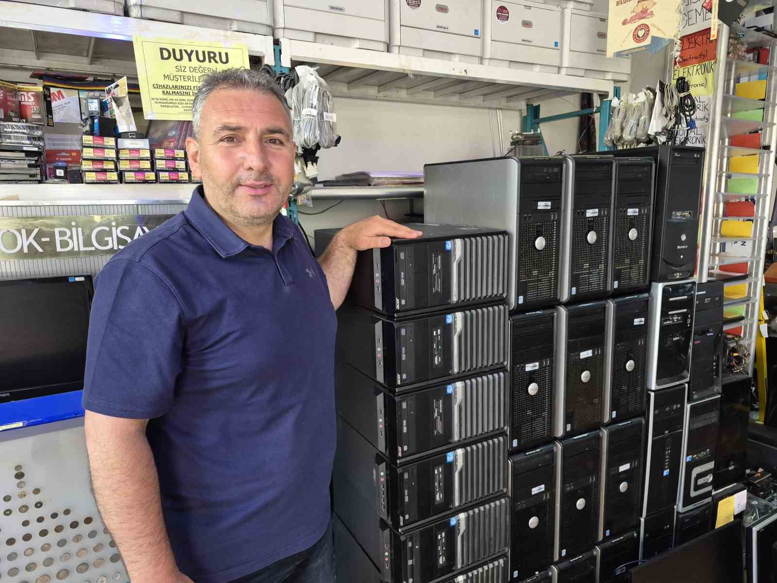 ESKİ BİLGİSAYARLAR YENİLENEREK FARKLI ALANLARDA İHTİYAÇ KARŞILAMAYI SÜRDÜRÜYOR