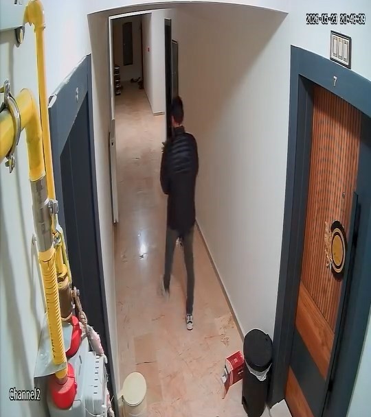 ELAZIĞ’DA ÇİÇEK HIRSIZI KAMERAYA YAKALANDI