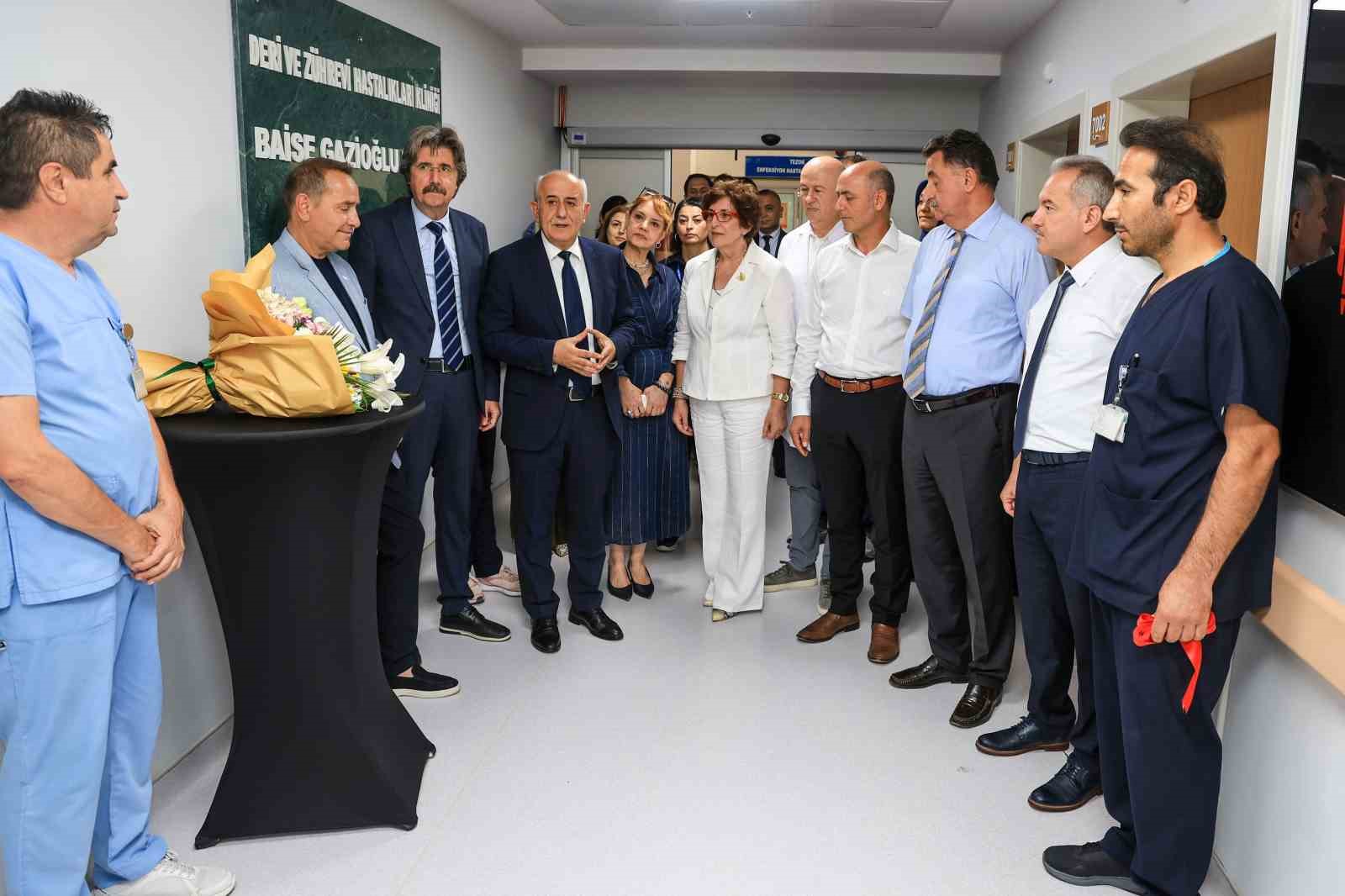 DERMATOLOJİ KLİNİĞİ HAYIRSEVER DESTEĞİ İLE YENİLENDİ
