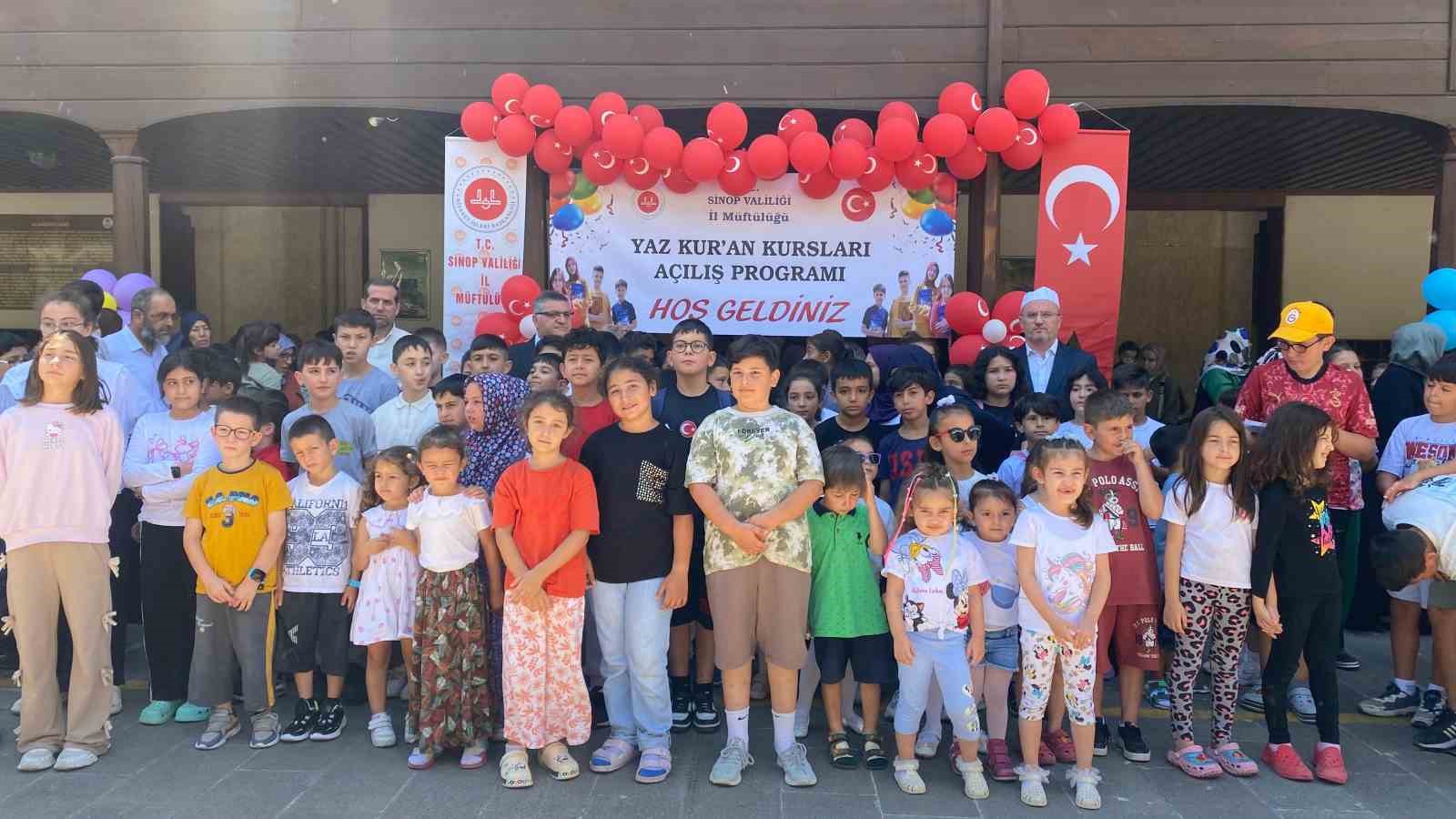SİNOP’TA YAZ KUR’AN KURSLARI BAŞLADI