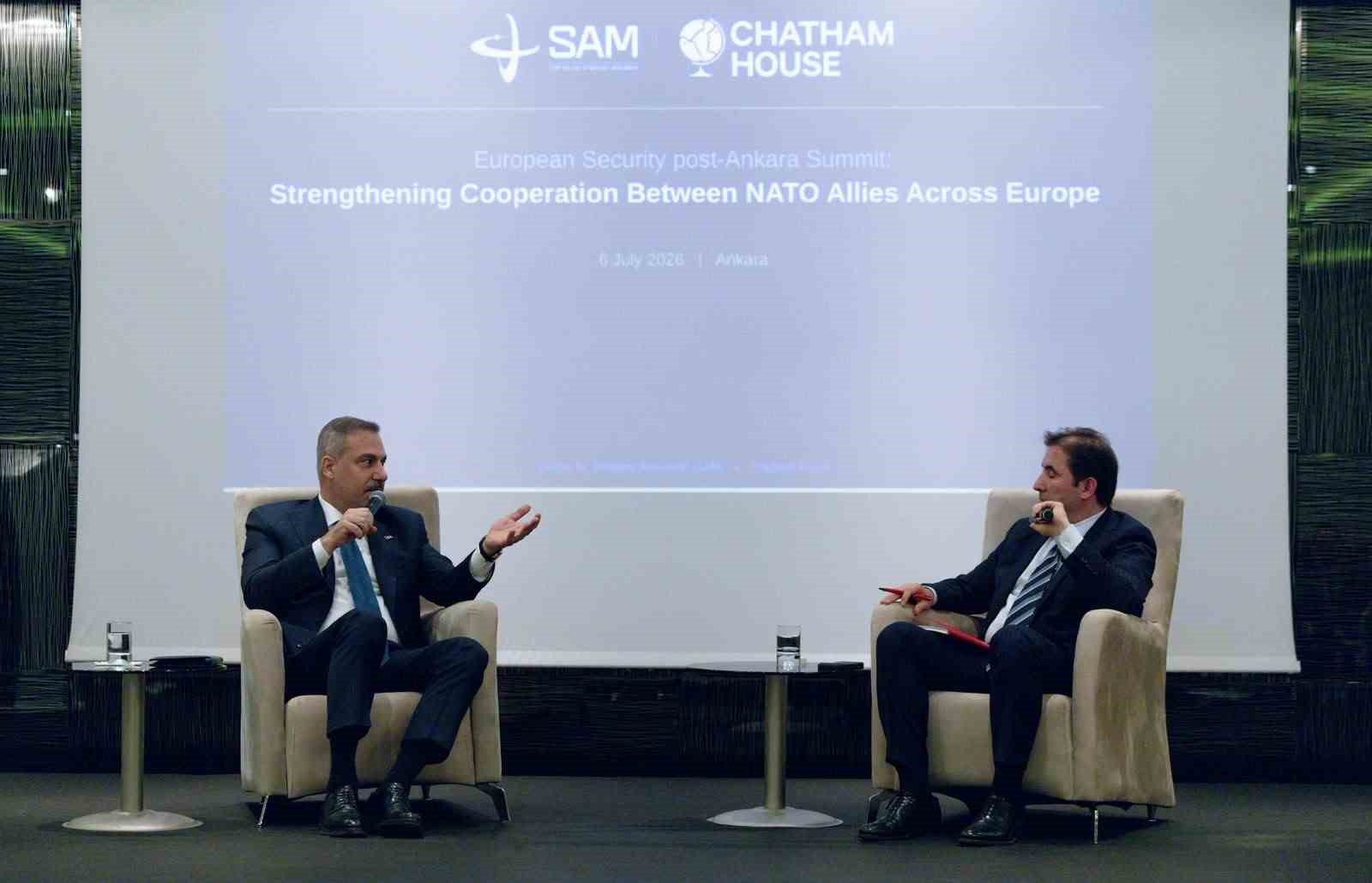 BAKAN FİDAN "STRENGTHENİNG COOPERATİON BETWEEN NATO ALLİES ACROSS EUROPE" ETKİNLİĞİNE KATILDI