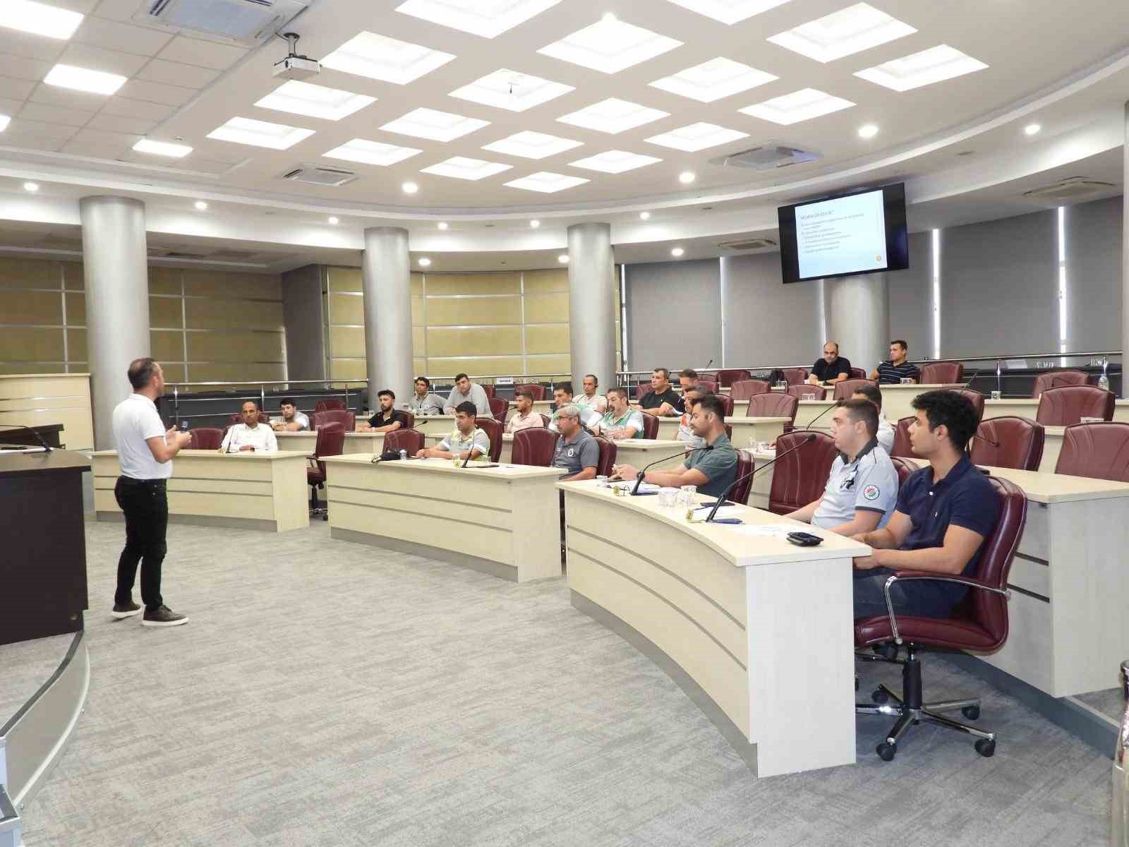 KEPEZ BELEDİYESİ’NDEN PERSONELE "AFETLERDE İŞ GÜVENLİĞİ EĞİTİMİ"