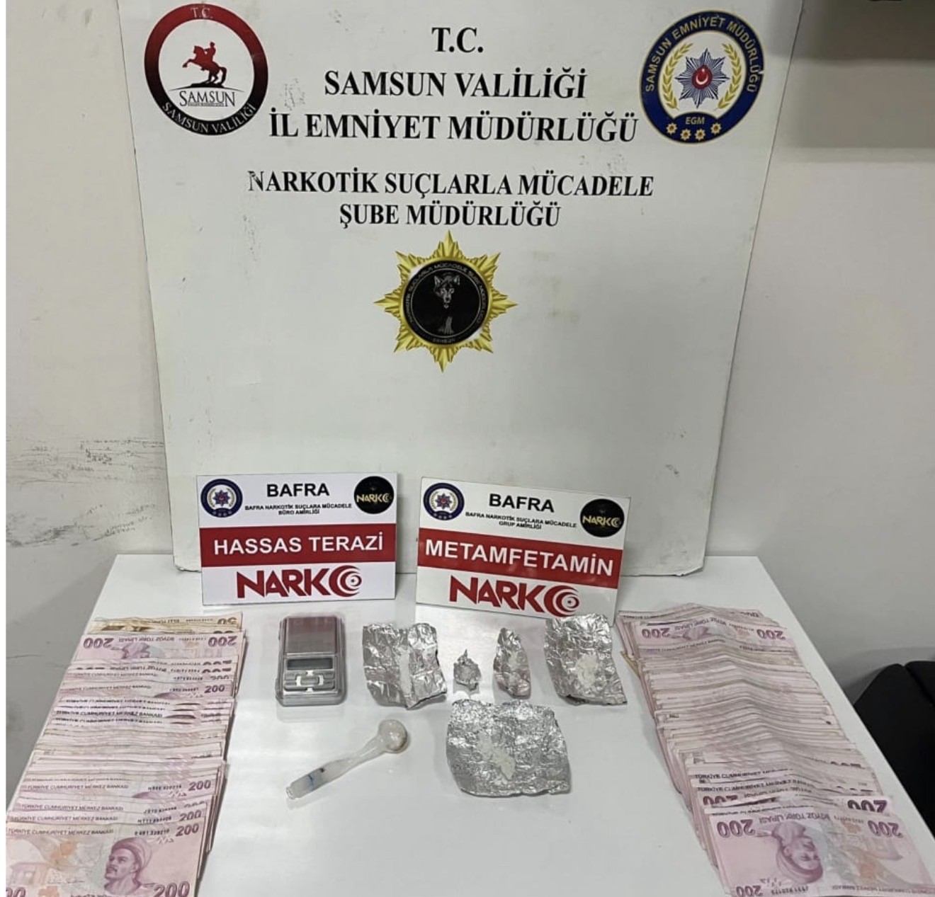 SAMSUN’DA 4 İLÇEDE UYUŞTURUCU OPERASYONU: 7 KİŞİ YAKALANDI