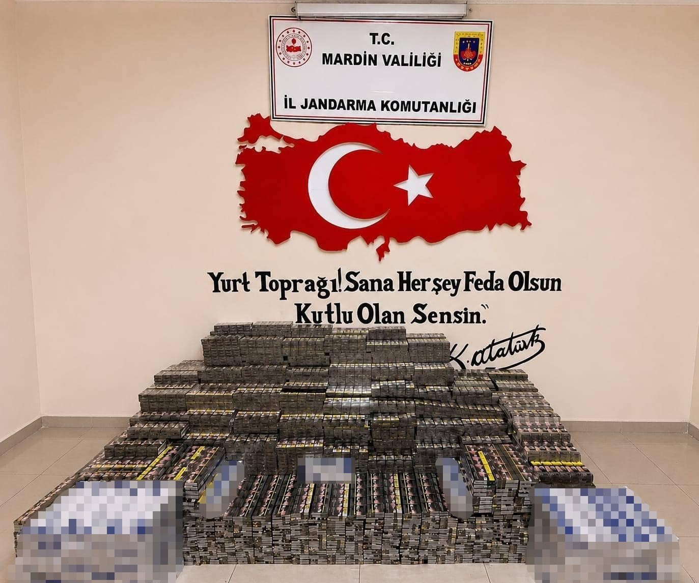 MARDİN’DE 5 MİLYON LİRA DEĞERİNDE KAÇAK TÜTÜN MAMULLERİ ELE GEÇİRİLDİ