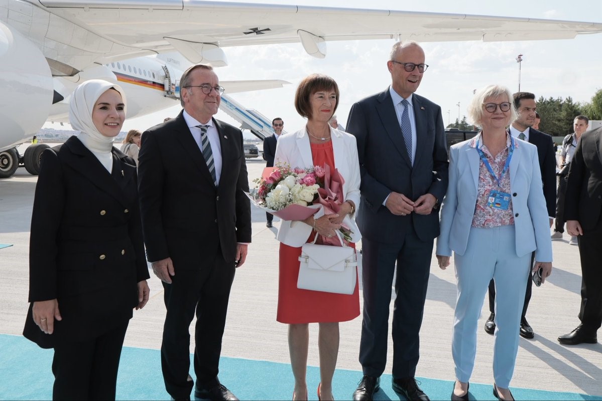 ALMANYA ŞANSÖLYESİ MERZ VE DANİMARKA BAŞBAKANI FREDERİKSEN ANKARA’DA