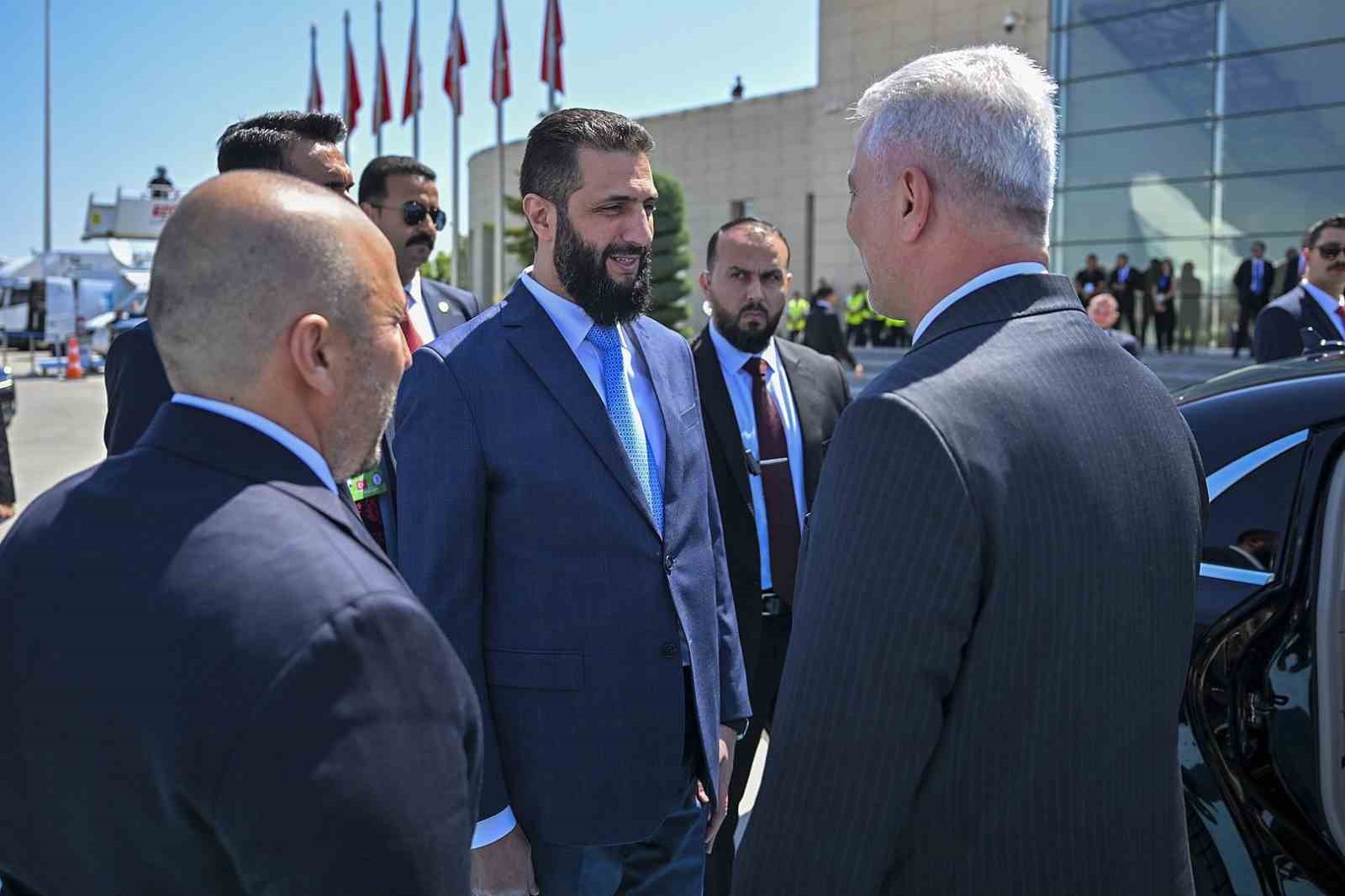 SURİYE CUMHURBAŞKANI ŞARA ANKARA’DA