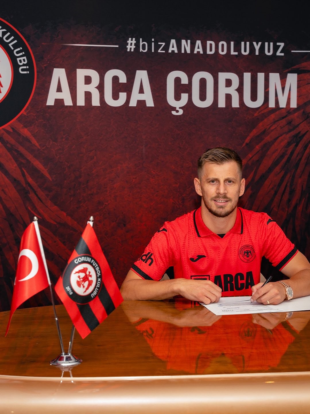 ÇORUM FK, YLBER RAMADANİ’Yİ RENKLERİNE BAĞLADI