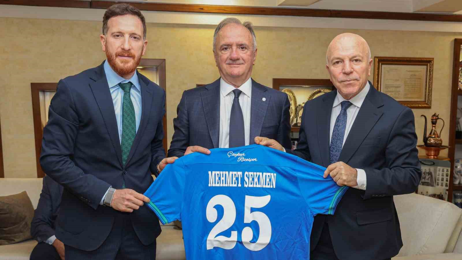 ÇAYKUR RİZESPOR YÖNETİMİNDEN ERZURUM PROTOKOLÜNE ZİYARET