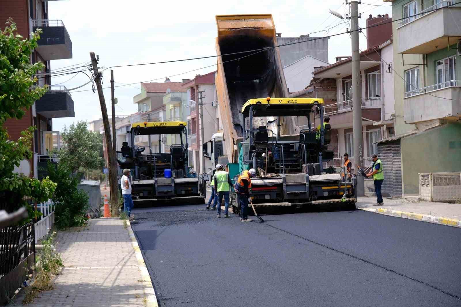 ALTIEYLÜL’ÜN YOLLARI MODERN VE GÜVENLİ HALE GELİYOR