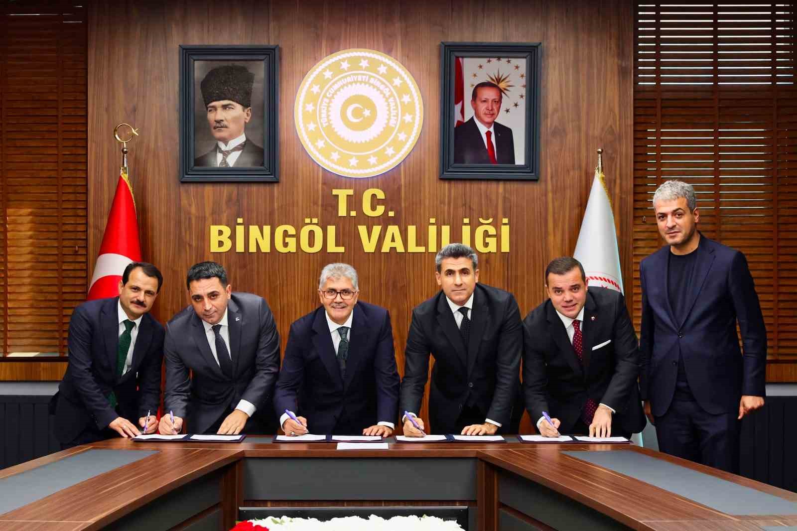 BİNGÖL’DE 115 MİLYON LİRALIK İŞGEM YATIRIMI İÇİN İMZALAR ATILDI