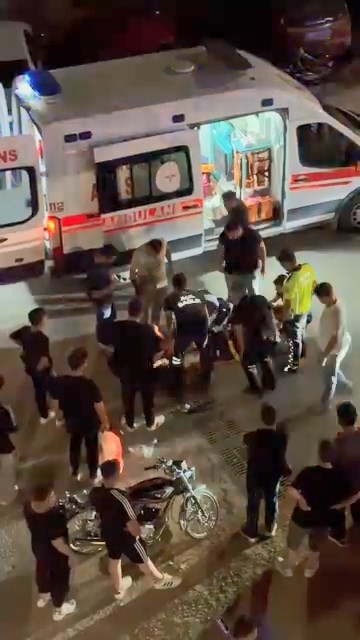 ELAZIĞ’DA MOTOSİKLET KAZASI: 1 YARALI