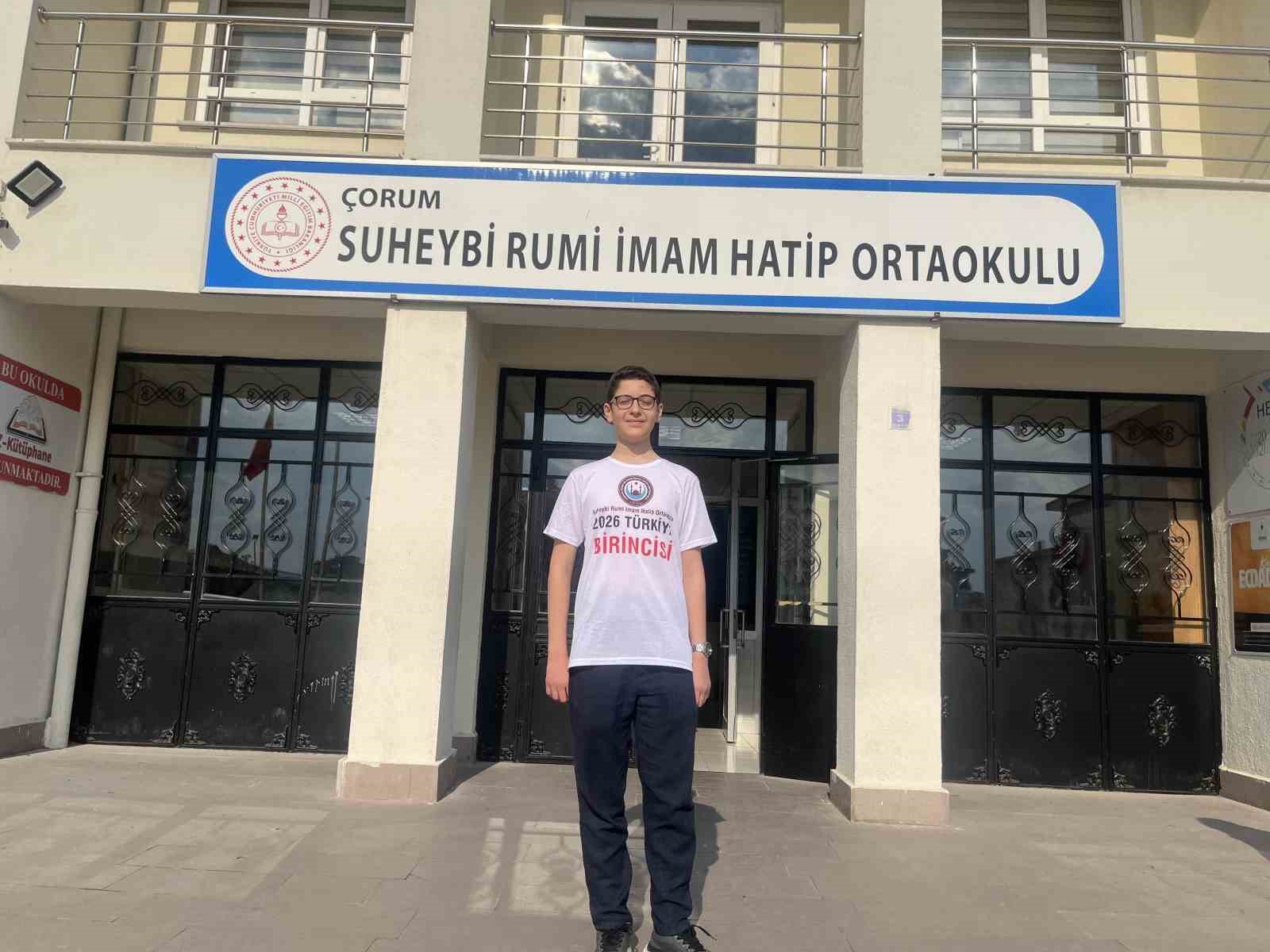 LGS’DE TÜRKİYE BİRİNCİSİ OLAN ÖĞRENCİ: "SIKI VE DENGELİ BİR ŞEKİLDE ÇALIŞMAYA ÖZEN GÖSTERDİM"
