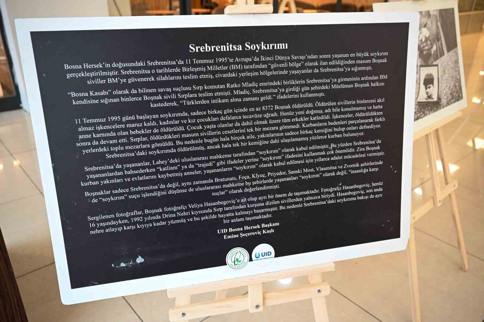 SREBRENİTSA SOYKIRIMINDA HAYATINI KAYBEDENLER GAZİOSMANPAŞA’DA ANILDI