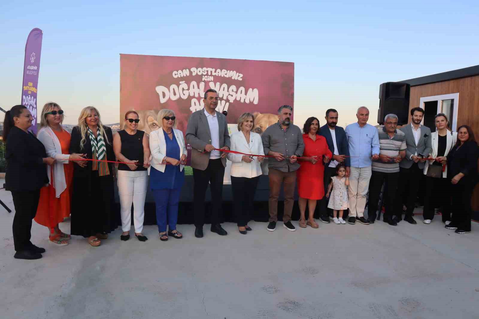 ATAŞEHİR’DE CAN DOSTLARI İÇİN DOĞAL YAŞAM ALANI AÇILDI