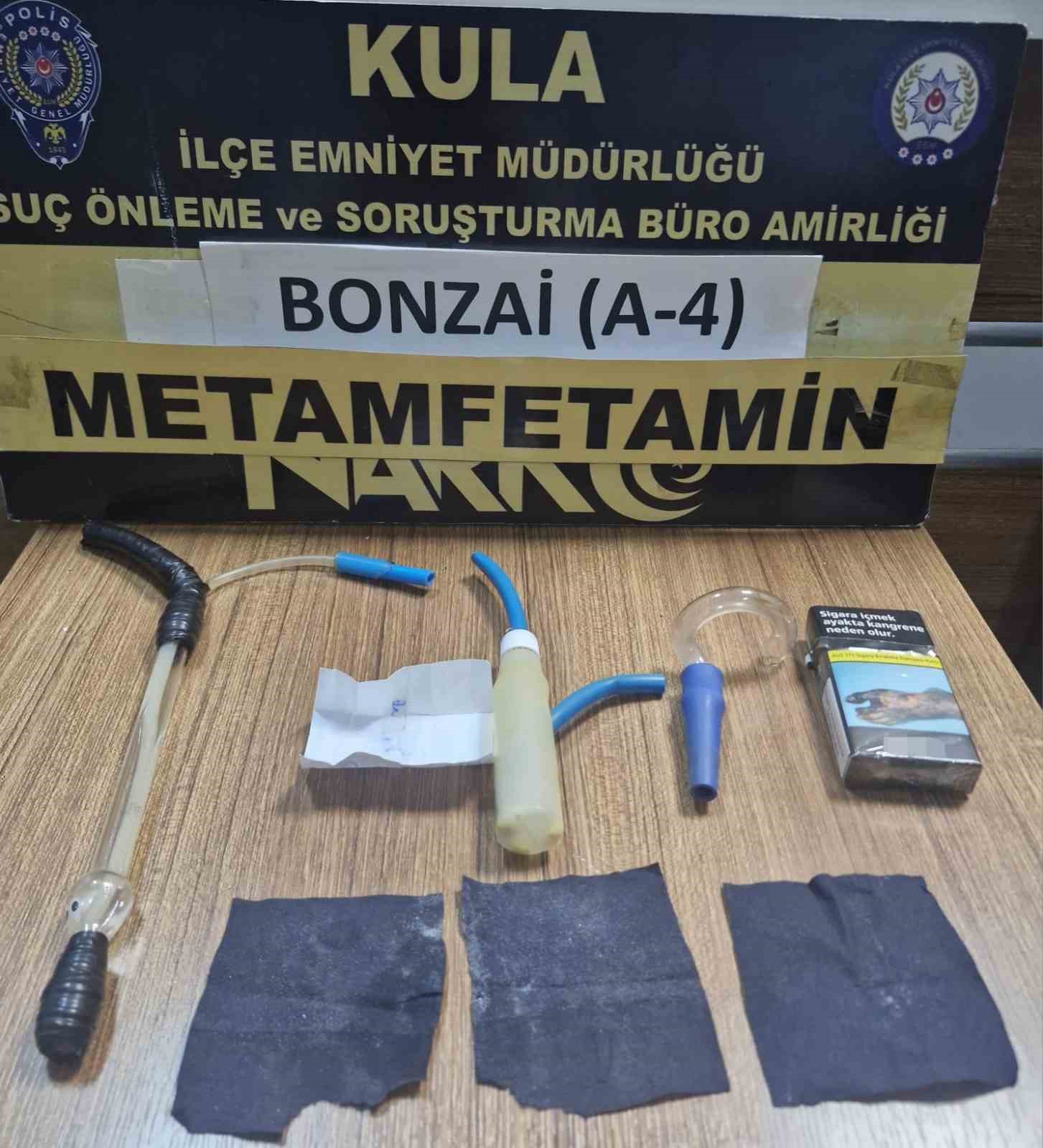 KULA’DA UYUŞTURUCU OPERASYONU: 1 KİŞİ TUTUKLANDI