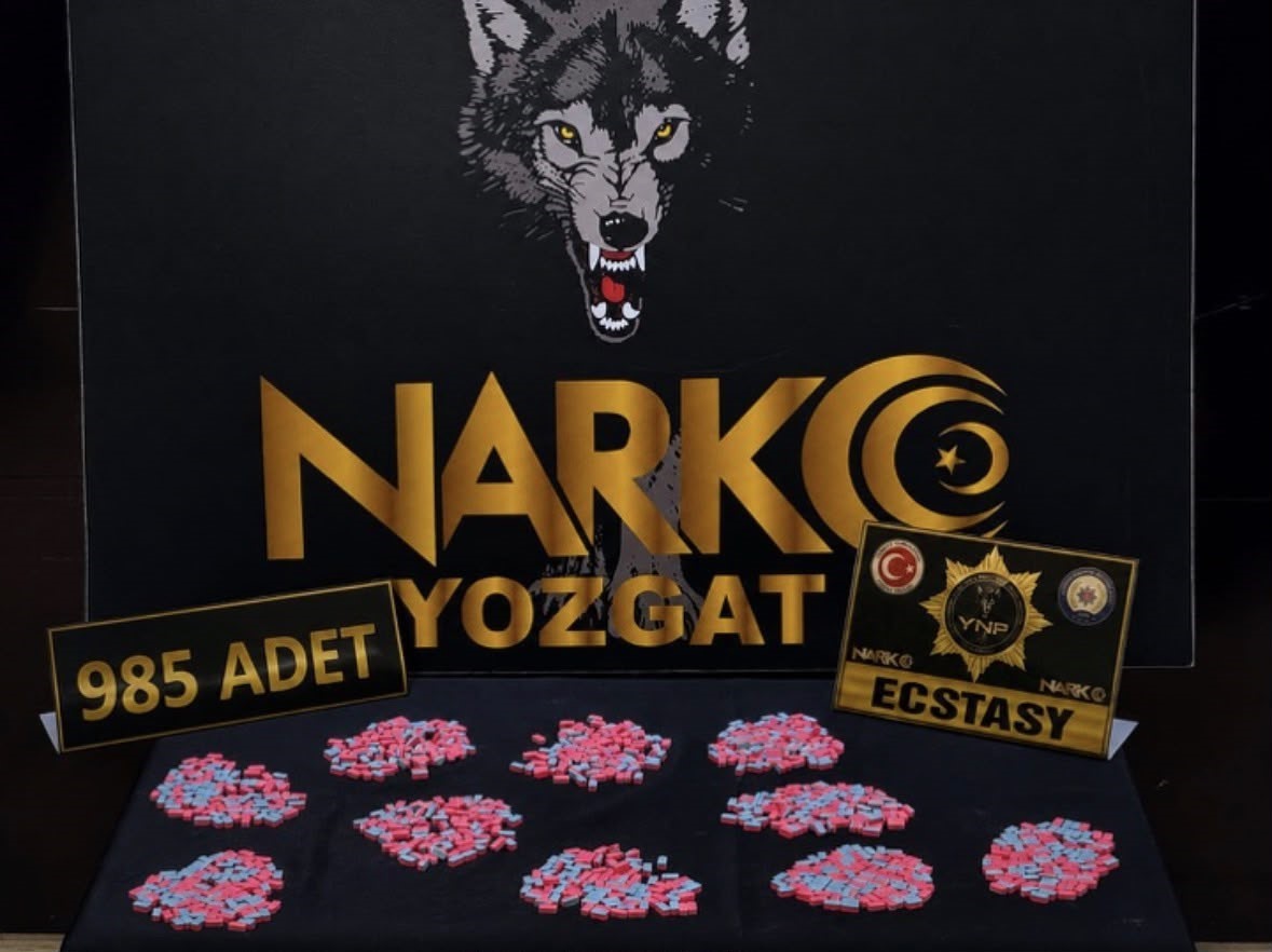 YOZGAT’TA 985 ADET UYUŞTURUCU HAP ELE GEÇİRİLDİ