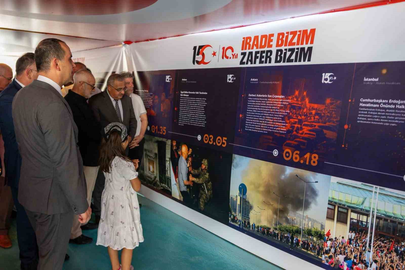 IĞDIR’DA ’15 TEMMUZ ANMA ÇADIRI’ ZİYARETE AÇILDI