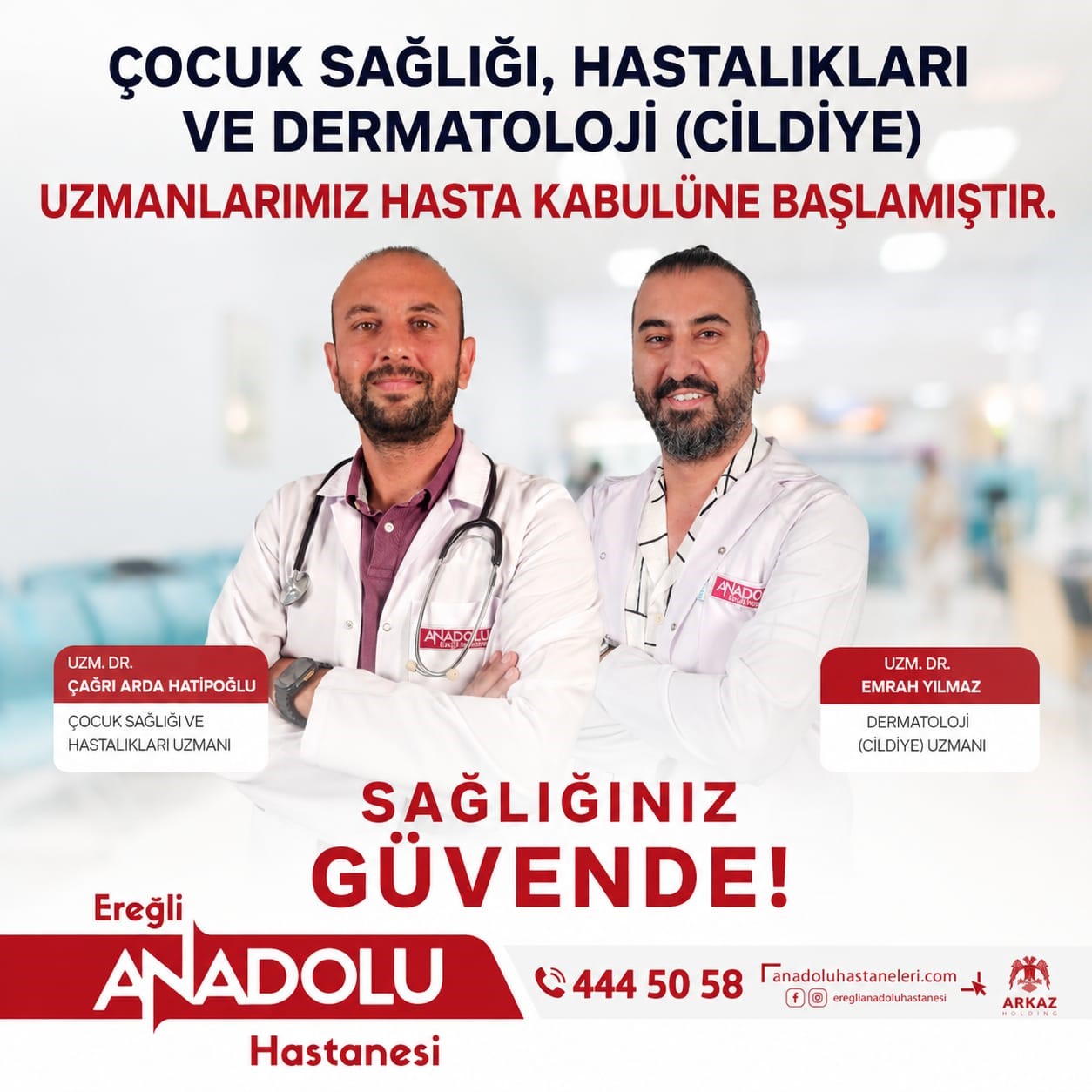 KARADENİZ EREĞLİ’DE HEKİM KADROSU GÜÇLENİYOR