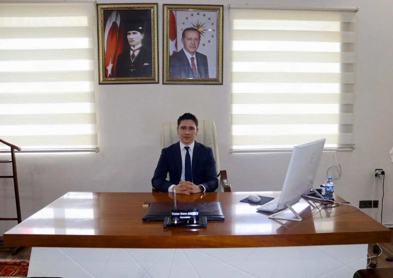 ÇILDIR KAYMAKAMI YUNUS EMRE SAKIZCI, GÖREVE BAŞLADI