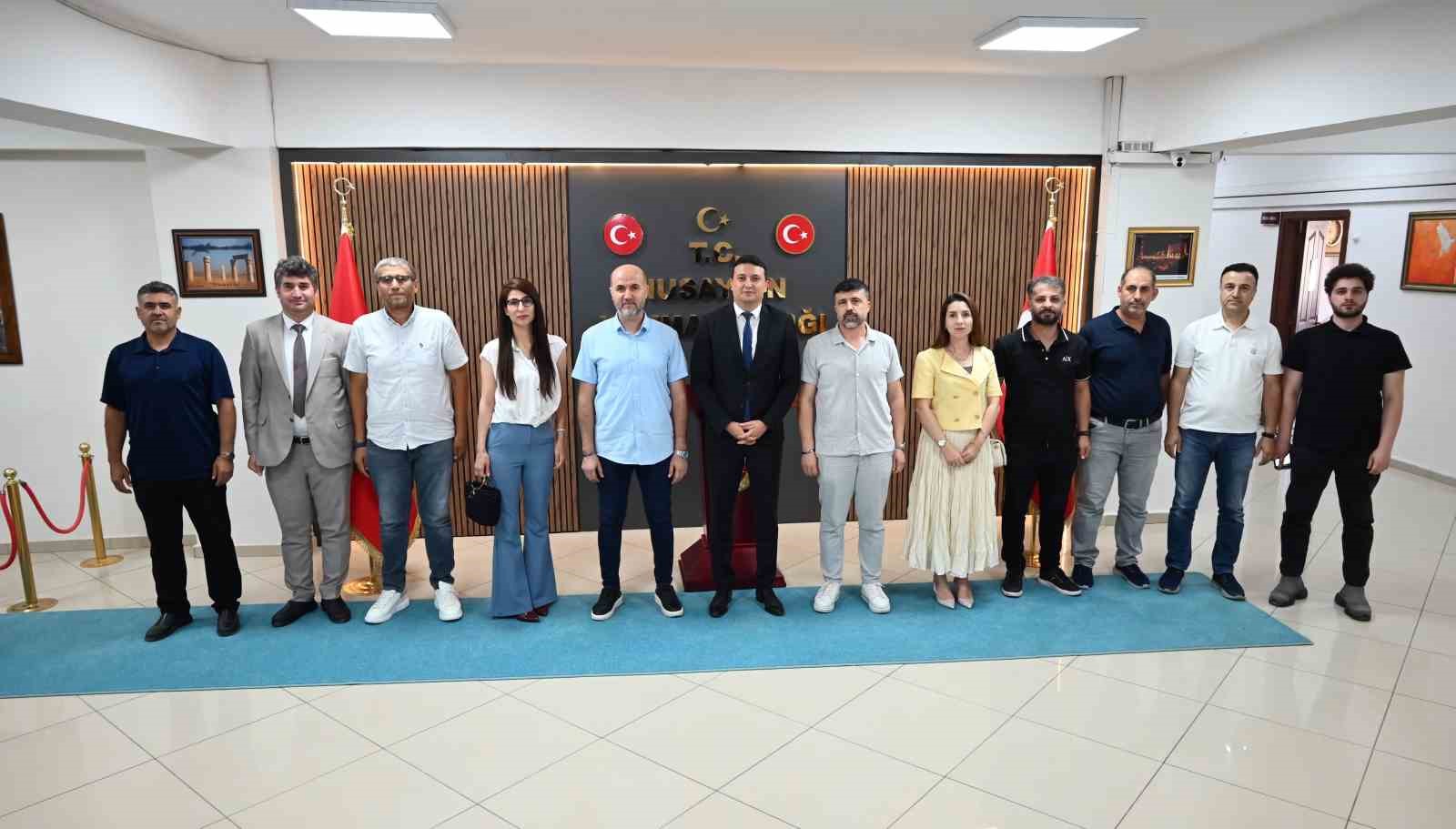 MAGYED, NUSAYBİN KAYMAKAMI TEMURCİ İLE BİR ARAYA GELDİ