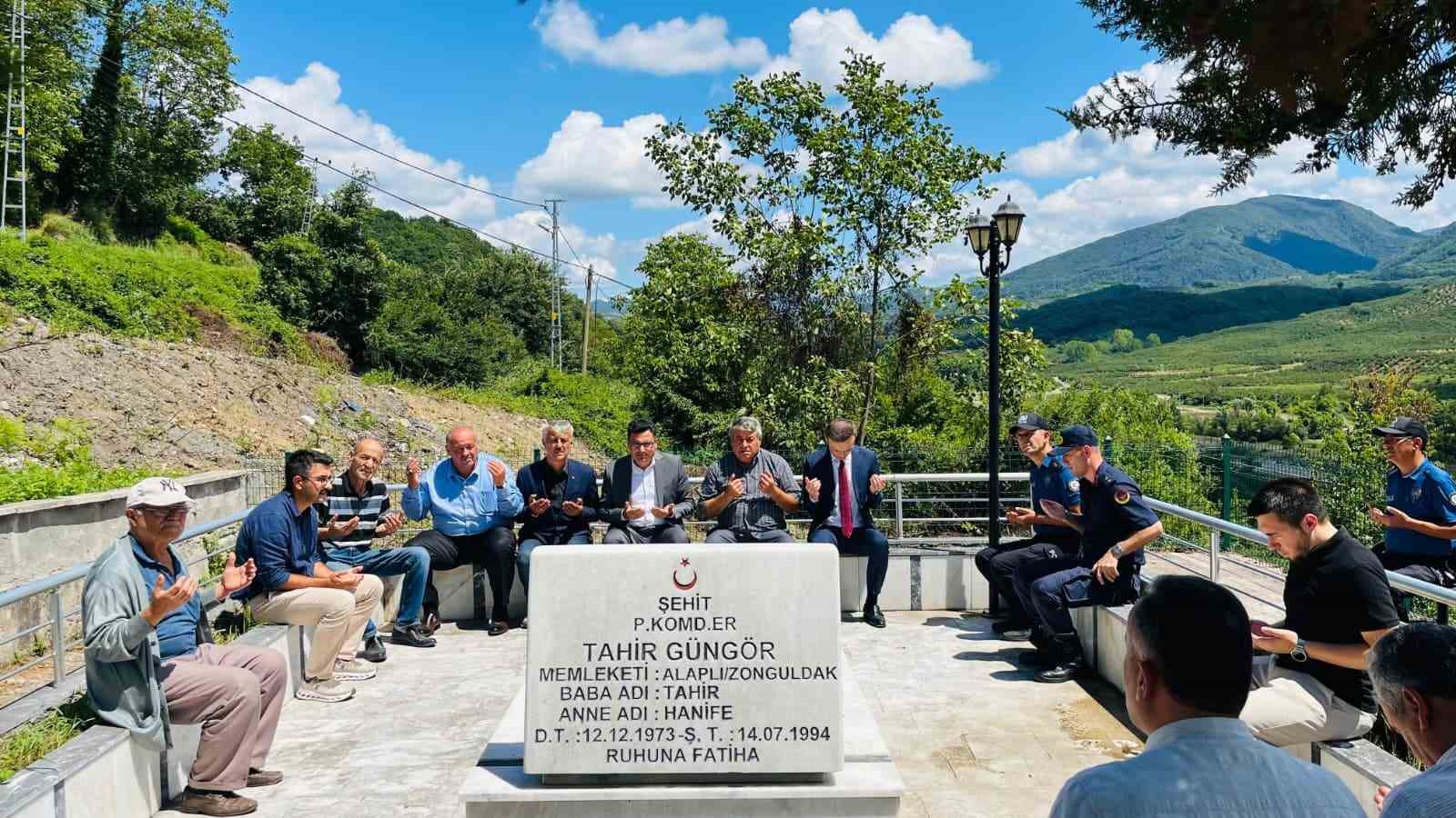 ŞEHİT TAHİR GÜNGÖR, ŞAHADETİNİN 32. YILINDA DUALARLA ANILDI