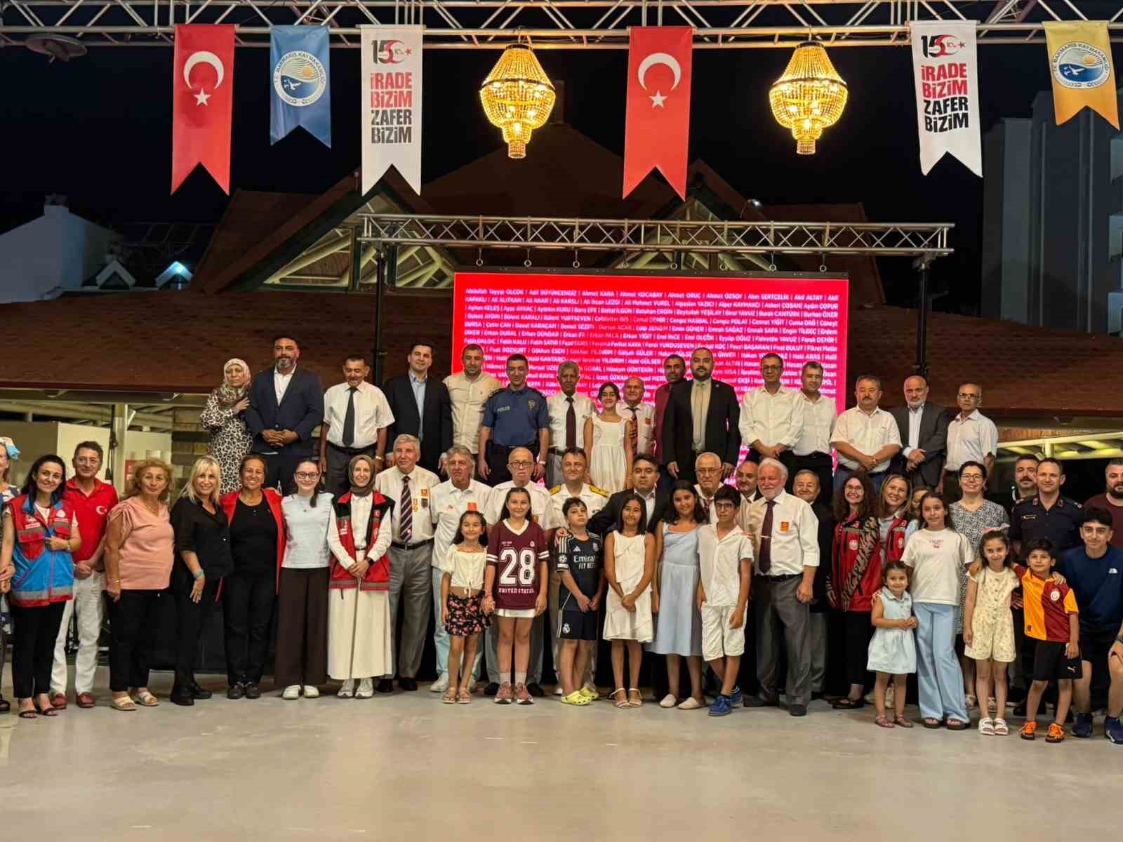 MARMARİS’TE 15 TEMMUZ DEMOKRASİ ŞEHİTLERİNİ ANMA DAVETİ DÜZENLENDİ
