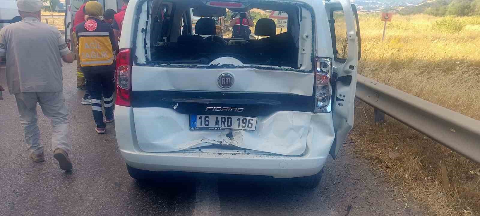SUSURLUK’TA TIR İLE ARACIN ÇARPIŞTIĞI KAZADA 1 KİŞİ YARALANDI
