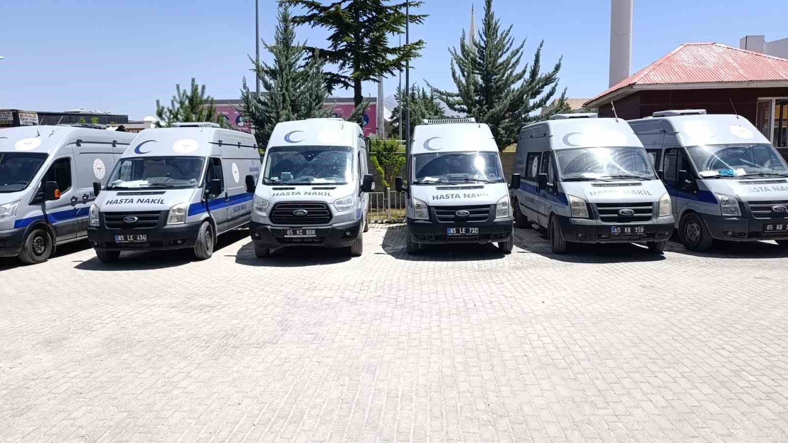 VAN SAĞLIK MÜDÜRLÜĞÜ’NÜN HASTA NAKİL FİLOSU YENİLENDİ
