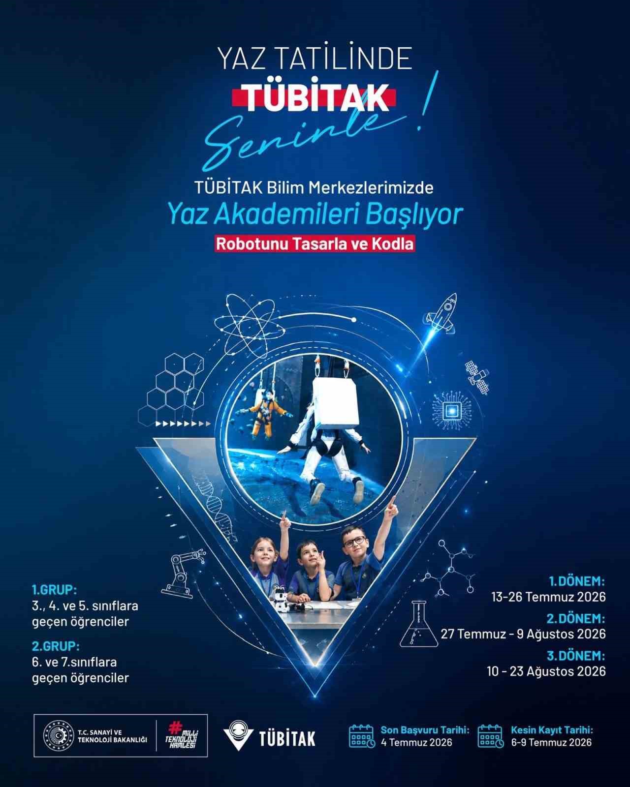 BÜYÜKŞEHİR’DEN BİLİM VE TEKNOLOJİ DOLU YAZ AKADEMİSİ
