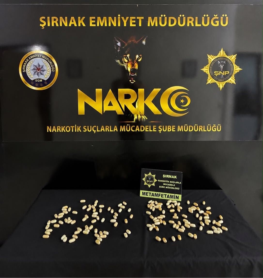 İRANLI İKİ KİŞİ 151 PARÇA HALİNDE YUTTUKLARI 939,26 GRAM METAMFETAMİNLE YAKALANDI